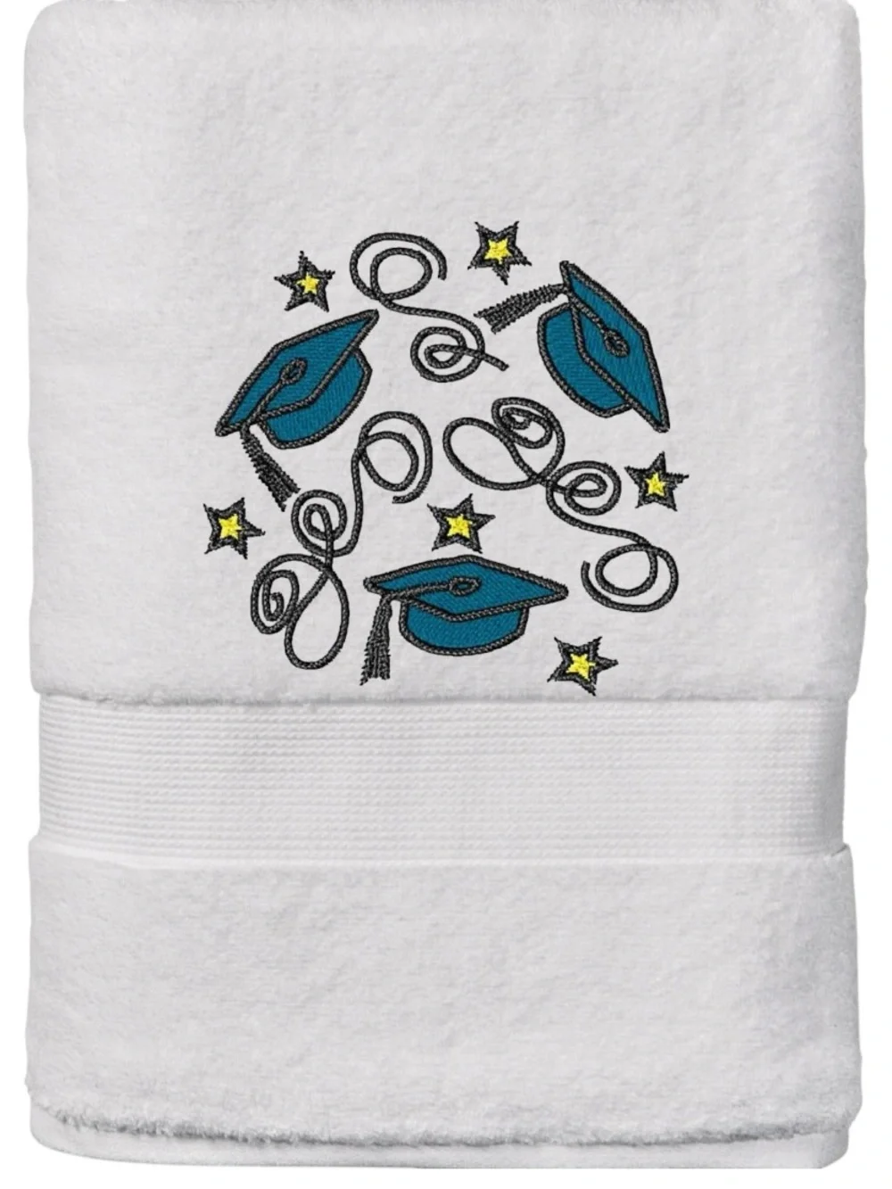 Graduate personalized embroidered hand towel pick 1 Class 2026 new monogrammed
